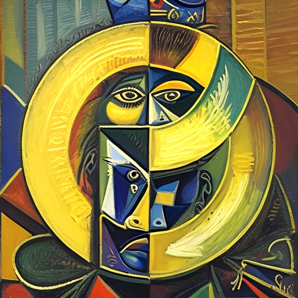 Monogramma GP, versione cubista